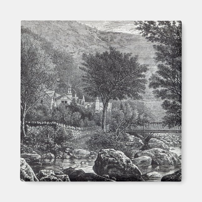 Imã Próximo a Lynmouth, de "Leisure Hour", 1888 (Frente)
