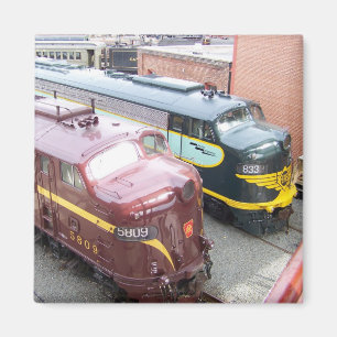 Imã PRR E8A 5809 e ERIE E8A 833 @ Steamtown