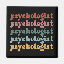 Imã Psicóloga Graduação de Estudantes Retro Psicologia