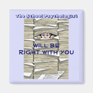 Imã Psicólogo Escolar Enterrado No Magneto Da Papelada