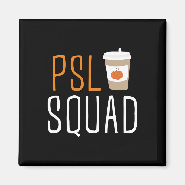 Imã PSL Squad Pumpkin Spice Latão Fall Autumn Ha (Frente)