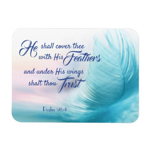 Ímã Pslam 91:4 Reis James Magnet