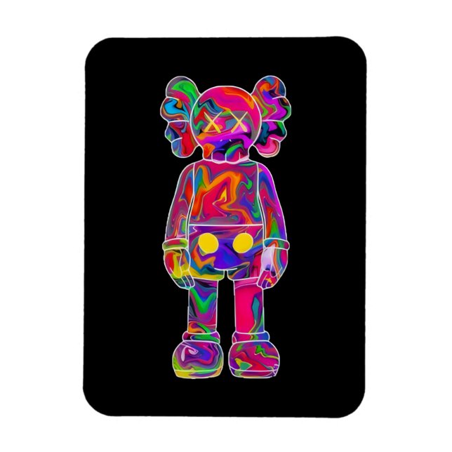 Ímã Psychedelic Kaw (Vertical)
