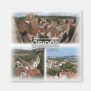 Imã PT0038 Europa, Portugal, Óbidos, geladeira