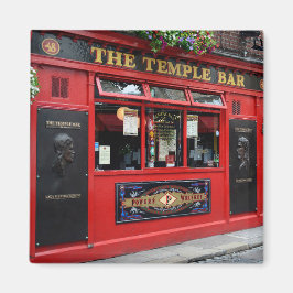 Imã Pub de Bar do Templo Vermelho no ímã da praça Dubl
