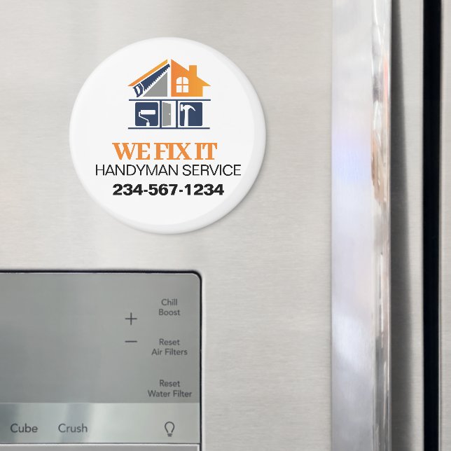 Imã Publicidade de Serviço de Manutenção (In Situ (Fridge))