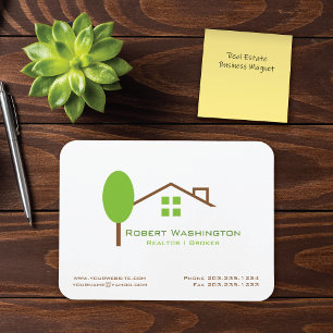 Ímã Publicidade do agente imobiliário