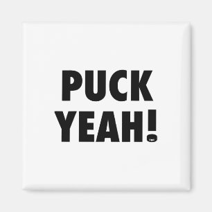 Imã Puck Sim! T Hockey S Para Ventiladores