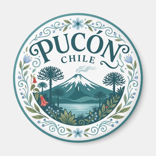 Imã Pucón Chile (Frente)