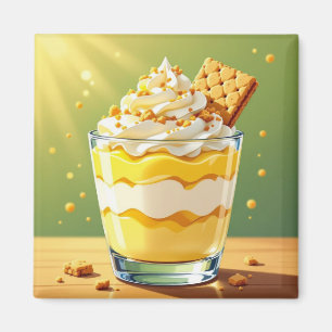 Imã Pudim de Baunilha e Parfait de Creme Chantilly