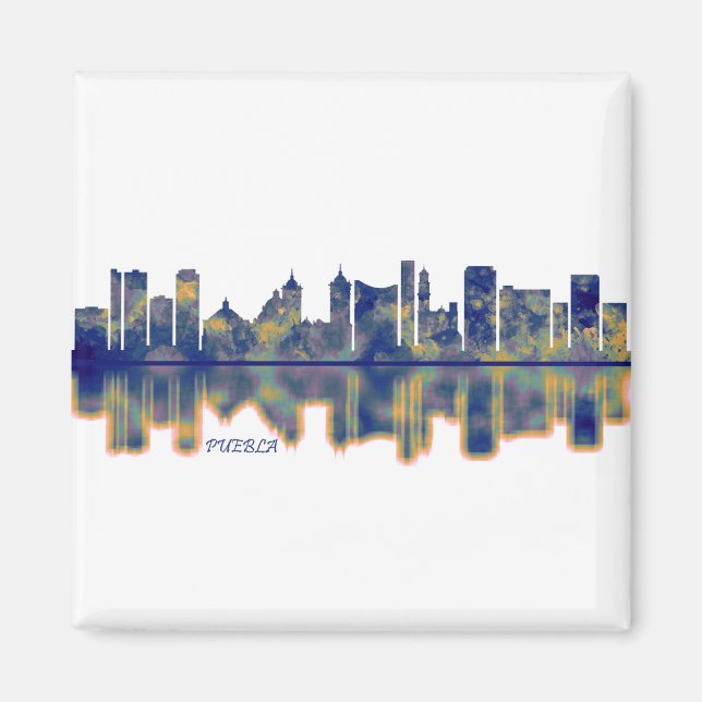Imã Puebla Skyline (Frente)