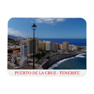Ímã Puerto de la Cruz, imã de geladeira de Tenerife