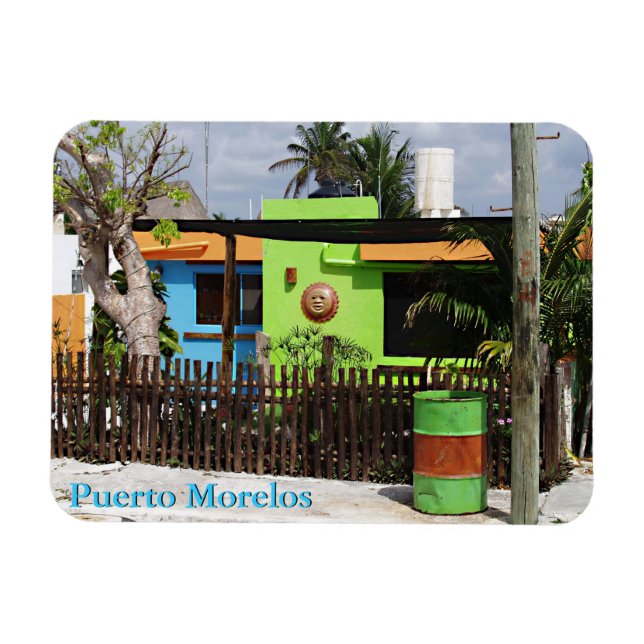 Ímã Puerto Morelos Casa Magnet (Horizontal)