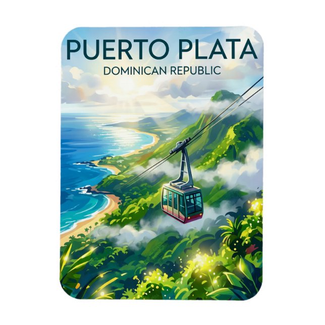 Ímã Puerto Plata República Dominicana (Vertical)