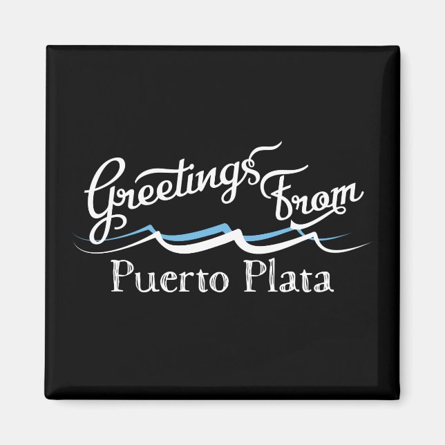 Imã Puerto Plata Water Waves (Frente)