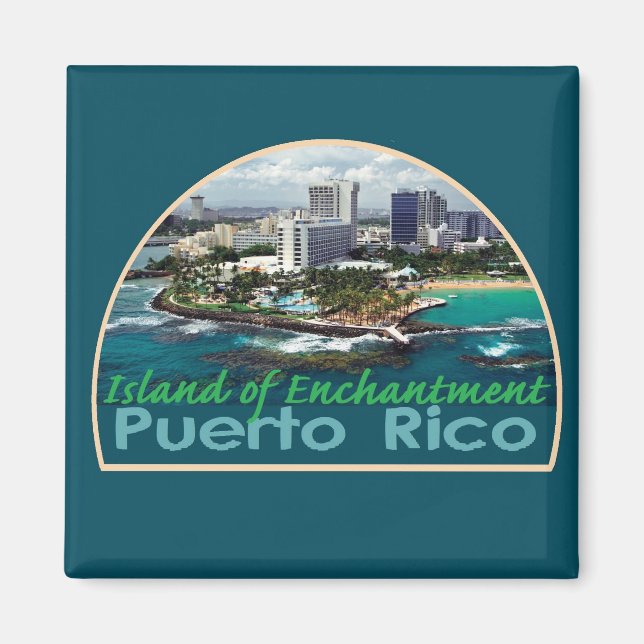 Imã PUERTO RICO Magnet (Frente)