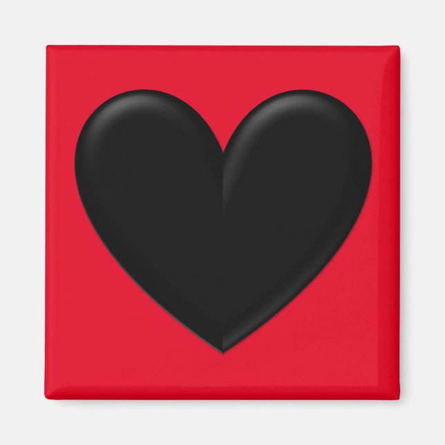 Imã Puffy Heart (Frente)