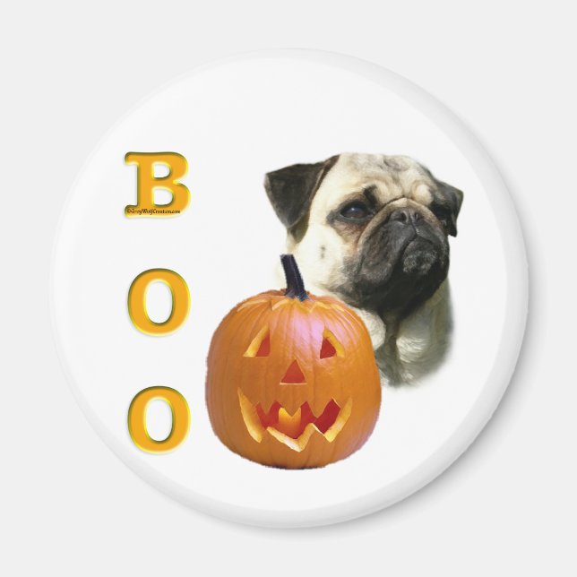 Imã Pug (camisa) Boo (Frente)