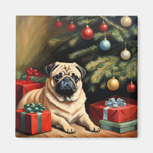 Imã Pug celebra o Natal