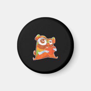 Imã Pug Colorido - Pop Art Engraçado, Arte Artista, Pu