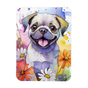 Ímã Pug Dog Photo Magnet