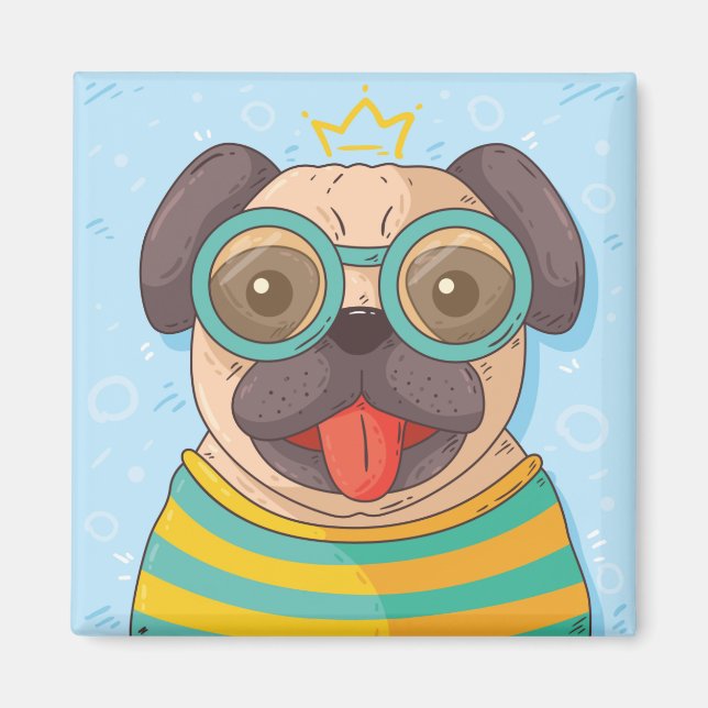 Imã Pug Gato (Frente)