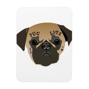 Ímã Pug Lovers Vida Útil