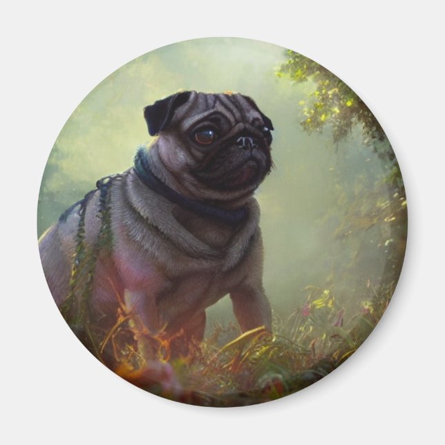 Imã Pug Magnet (Frente)