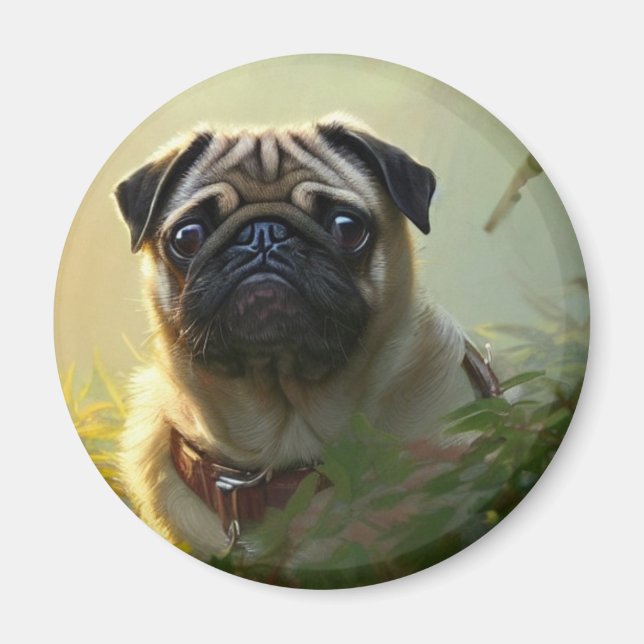 Imã Pug Magnet (Frente)