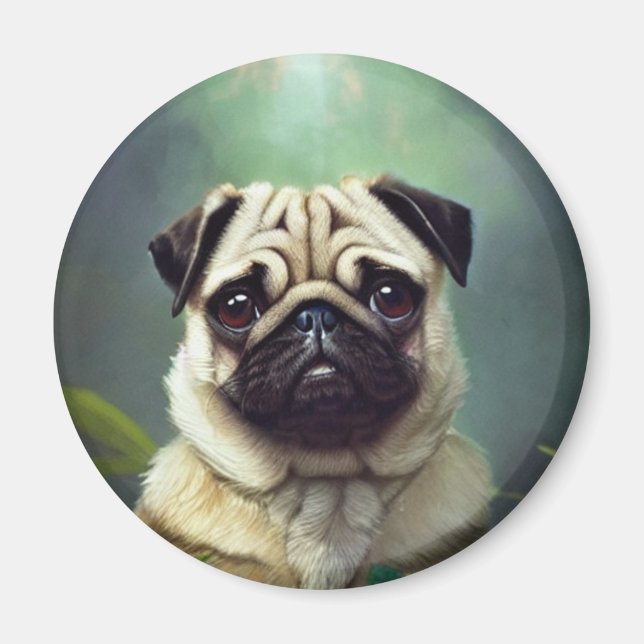 Imã Pug Magnet (Frente)