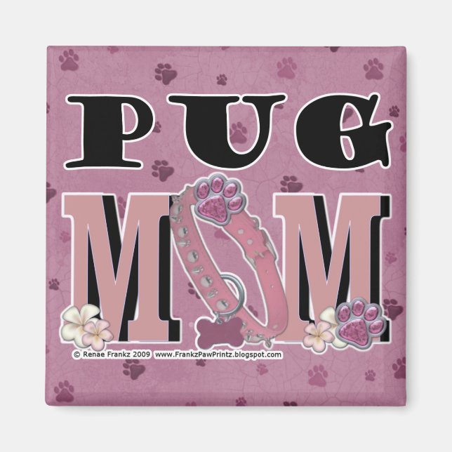 Imã Pug MOM (Frente)