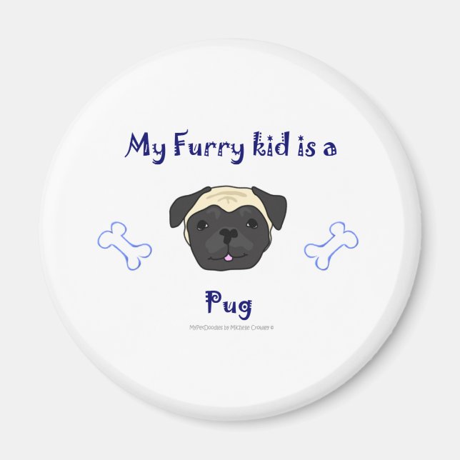 Imã PugFawn (Frente)