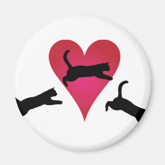 Imã Pulando no coração do seu gato