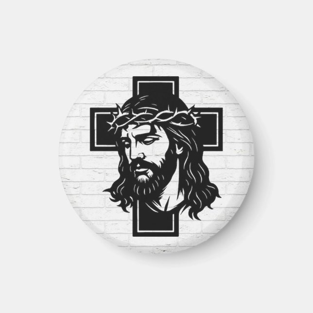 Imã Pulseira de Arte Espiritual de Jesus Cristo - Chav (Frente)