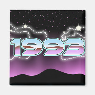 Imã Pulseira de cartão postal eletrônico de 1993