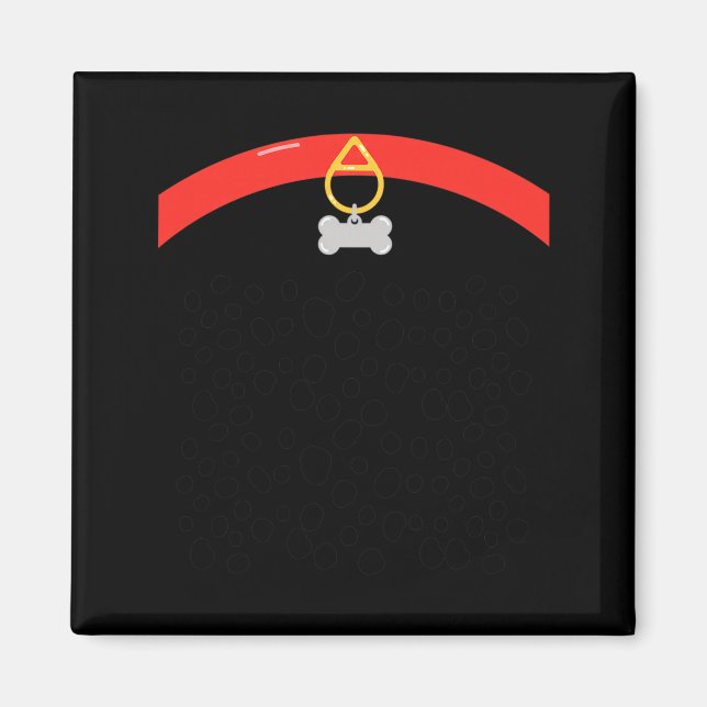 Imã Pulseira de Osso com Estampa de Pata Assustadora d (Frente)