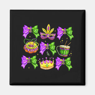 Imã Pulseiras de Contas do Rei do Bolo Mardi Gras Mulh