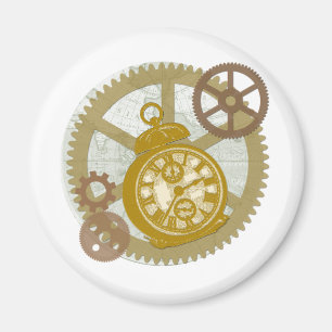 Imã Pulso de disparo e engrenagens de Steampunk