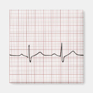 Imã Pulso do ECG em papel gráfico, PhD (médico) pulso