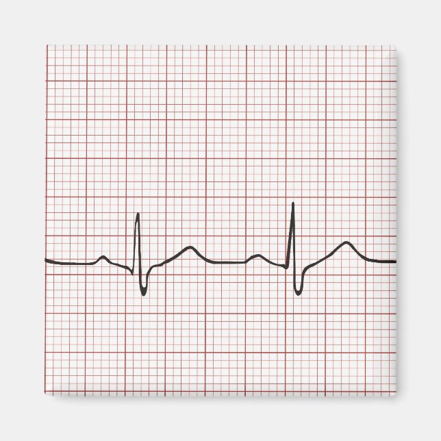 Imã Pulso do ECG em papel gráfico, PhD (médico) pulso (Frente)