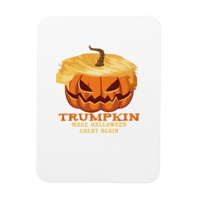 Ímã Pumpkin de Dias de as Bruxas engraçados Trumpkin - (Vertical)