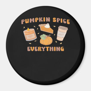 Imã Pumpkin Especiaria Tudo Engraçado Outono