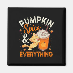 Imã Pumpkin Especiaria Tudo Gato Fala De Outono Fal De