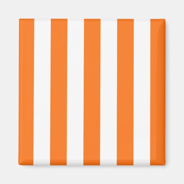 Imã Pumpkin Laranja Branco XL Padrão (Frente)