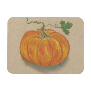 Ímã Pumpkin Laranja Brilhante