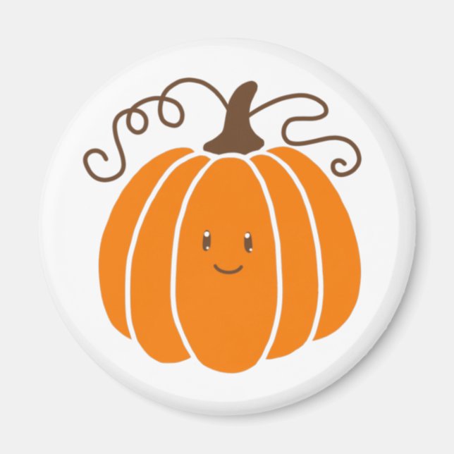 Imã Pumpkin Magnet com Face (Frente)