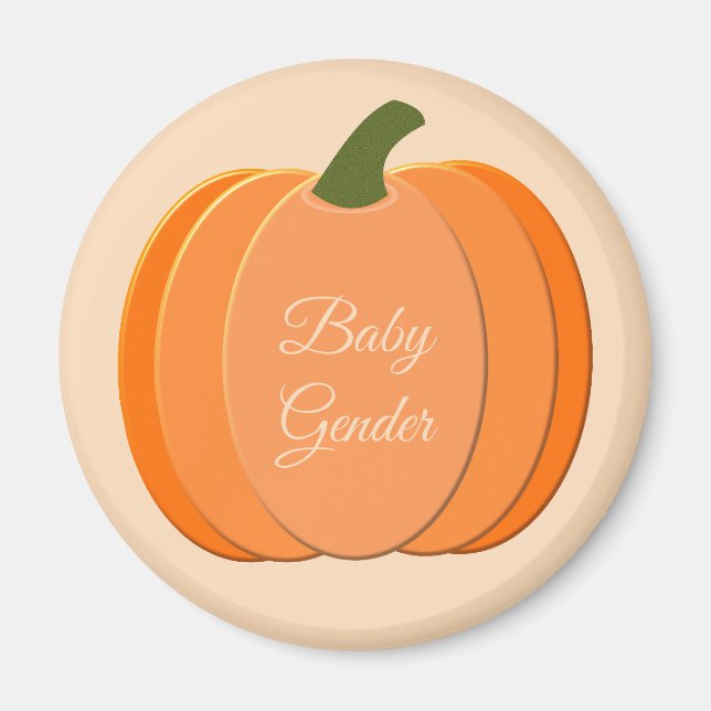 Imã Pumpkin Neutro De Gênero Laranja Correto (Frente)