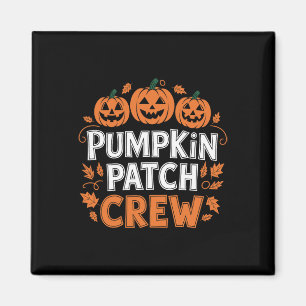 Imã Pumpkin Patch Crew Engraçado Pumpkin Patch Obrigad