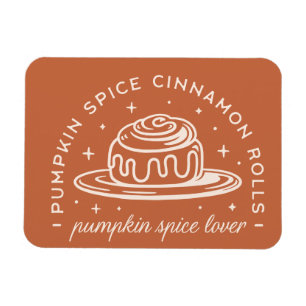 Ímã Pumpkin Spice Cinnamon Rolls