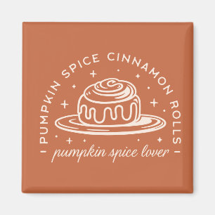Imã Pumpkin Spice Cinnamon Rolls